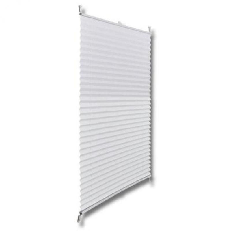 vidaXL Plisséjaloezie 50x150 cm wit