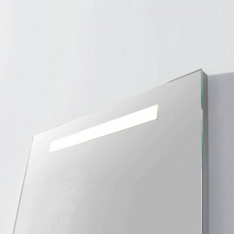 Spiegel Light Aluminium Geborsteld (In 9 Maten)