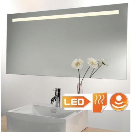 Design badkamer spiegel met LED licht en spiegelverwarming