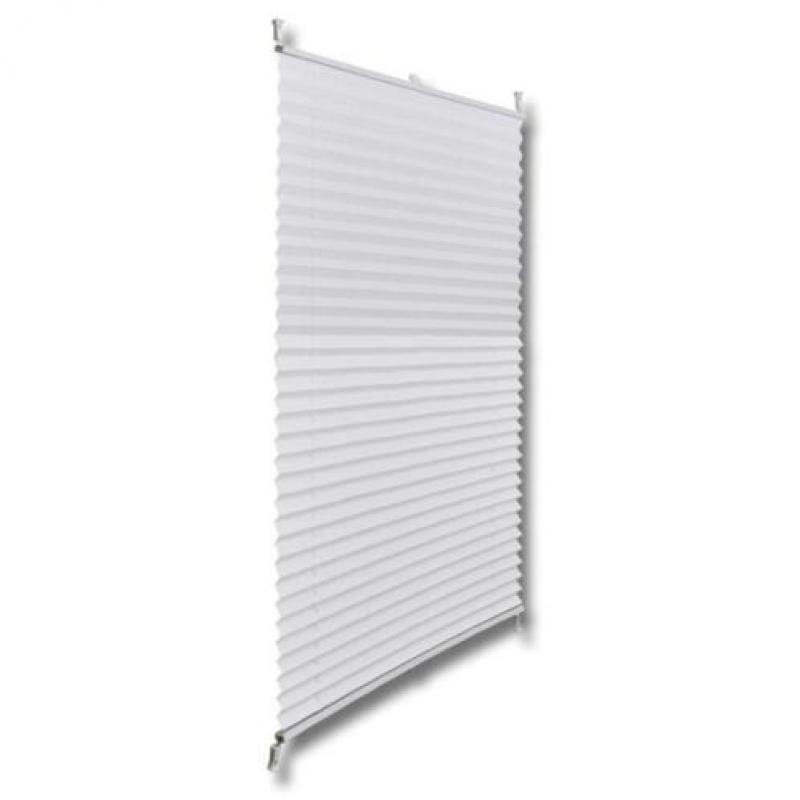 vidaXL Plisséjaloezie 70x150 cm wit