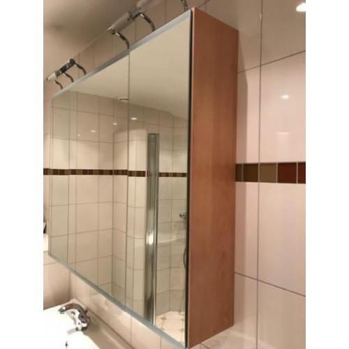 Spiegelkast badkamer met veel opbergruimte