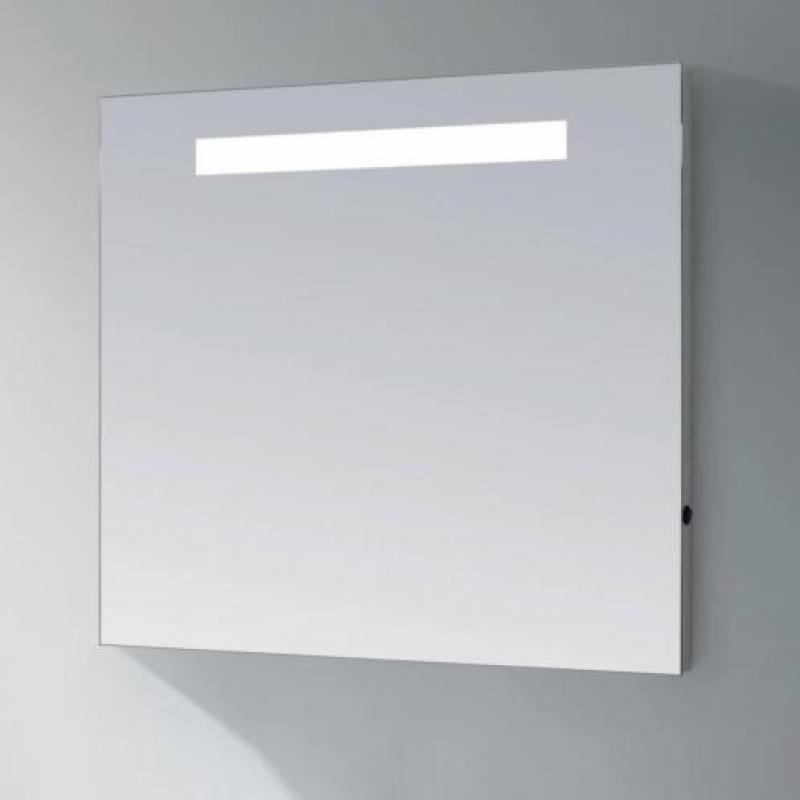 Spiegel Light Aluminium Geborsteld (In 9 Maten)