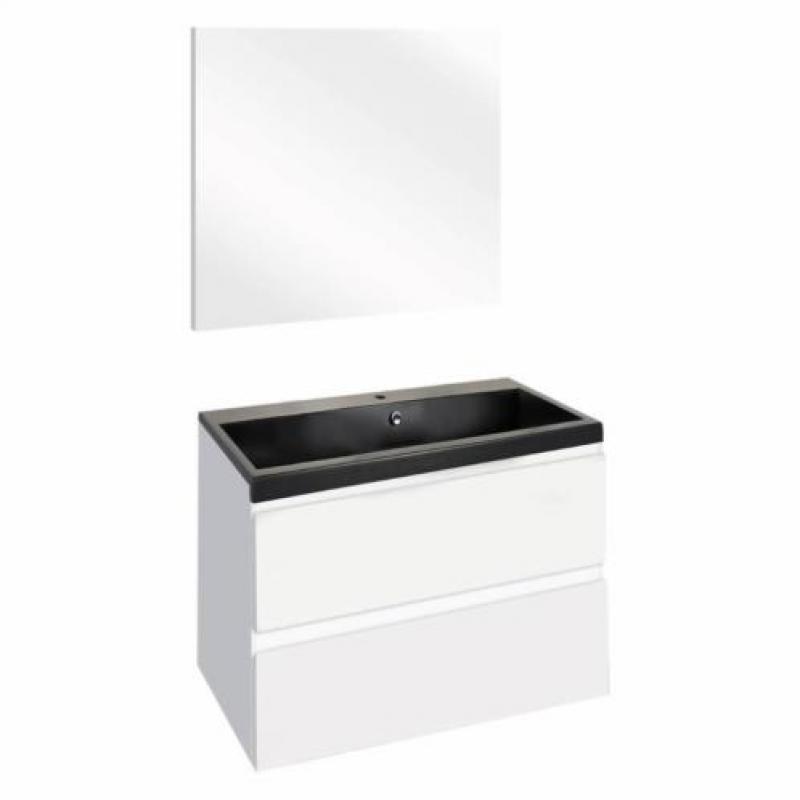 Badmeubelset Differnz The Collection 60x43x61 cm Wit/Zwar...