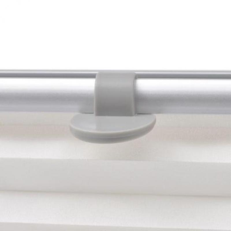 vidaXL Rolgordijn geplooid wit M06/306