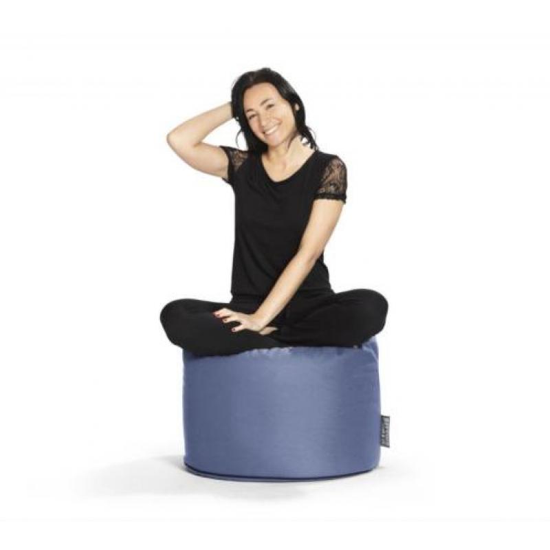 Sitting Point Poef DotCom Outdoor - Blauw