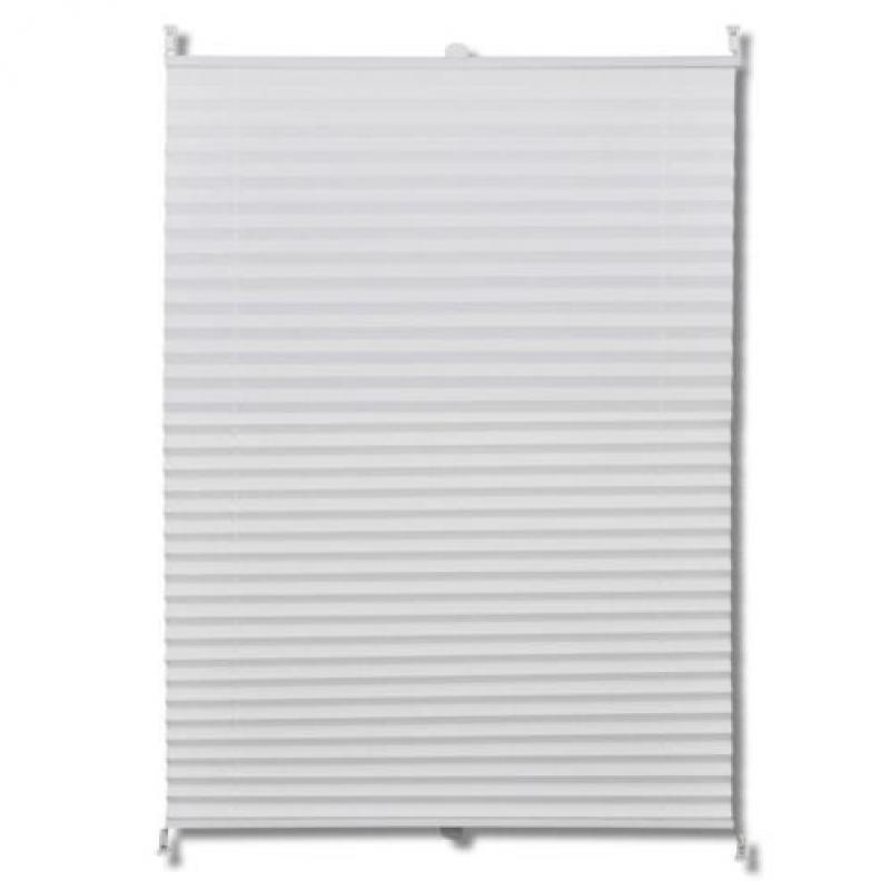 vidaXL Plisséjaloezie 70x150 cm wit