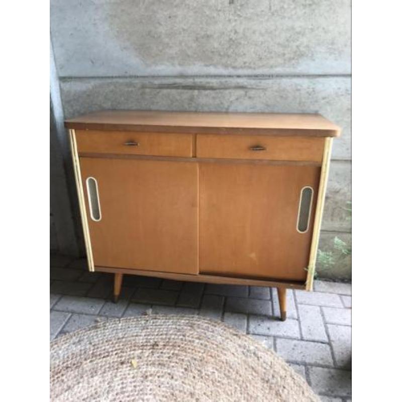 Vintage Retro Schoenenkast / Kast