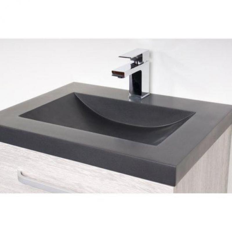 Saniclass Corestone 13 badmeubelset 60cm Wit 1 kraangat