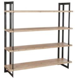[Webshop] J-Line Boekenkast Silveer 180cm