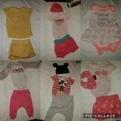 Groot baby meisje kledingpakket maat 50/56 + extra's