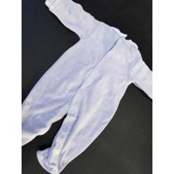 Babidu babypakje fluweel grijs maat 50-56. Nieuwstaat!