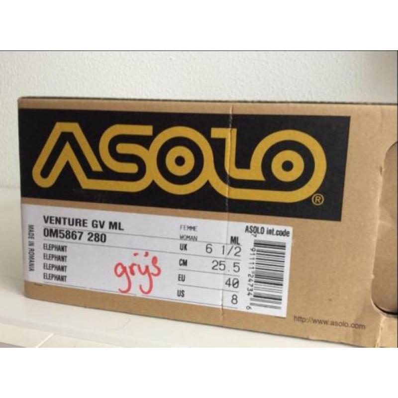 Asolo leren bergschoenen vibram mt 39,5