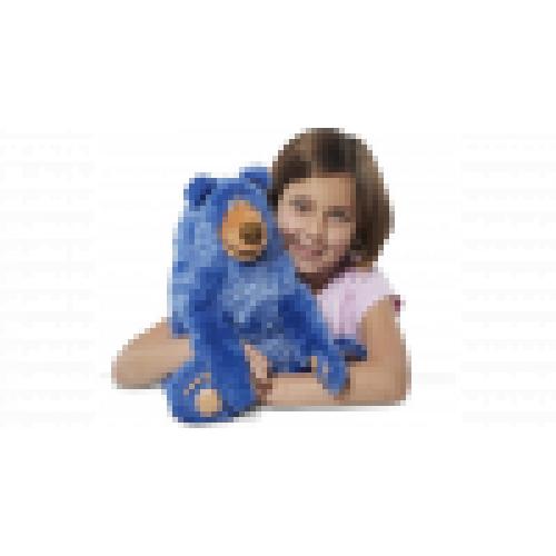 Jonotoys Knuffelbeer Wonderpark Junior 35 Cm Blauw Pluche