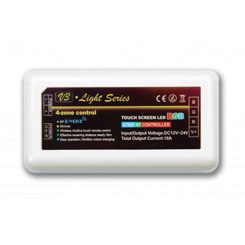 Milight RGB LED Strip Controller - 12/24 Volt - 4 zones - 6A
